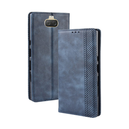 Vintage Style Leather Wallet Case for Sony Xperia 10