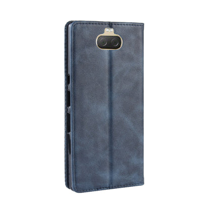Vintage Style Leather Wallet Case for Sony Xperia 10