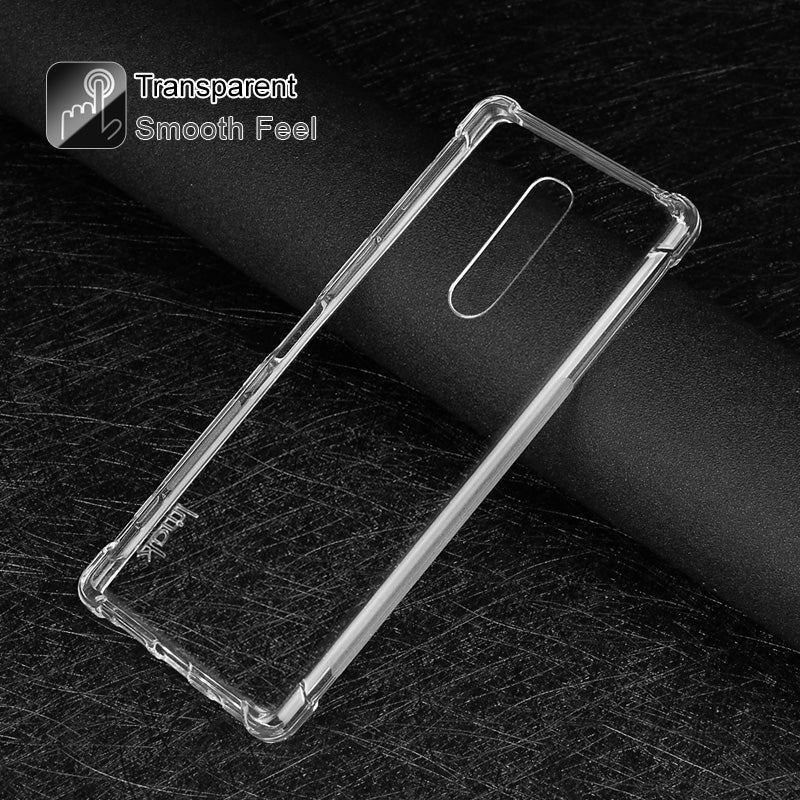 IMAK Skin Feel Anti-drop TPU Phone Case + Explosion-proof Screen Film for Sony Xperia 1
