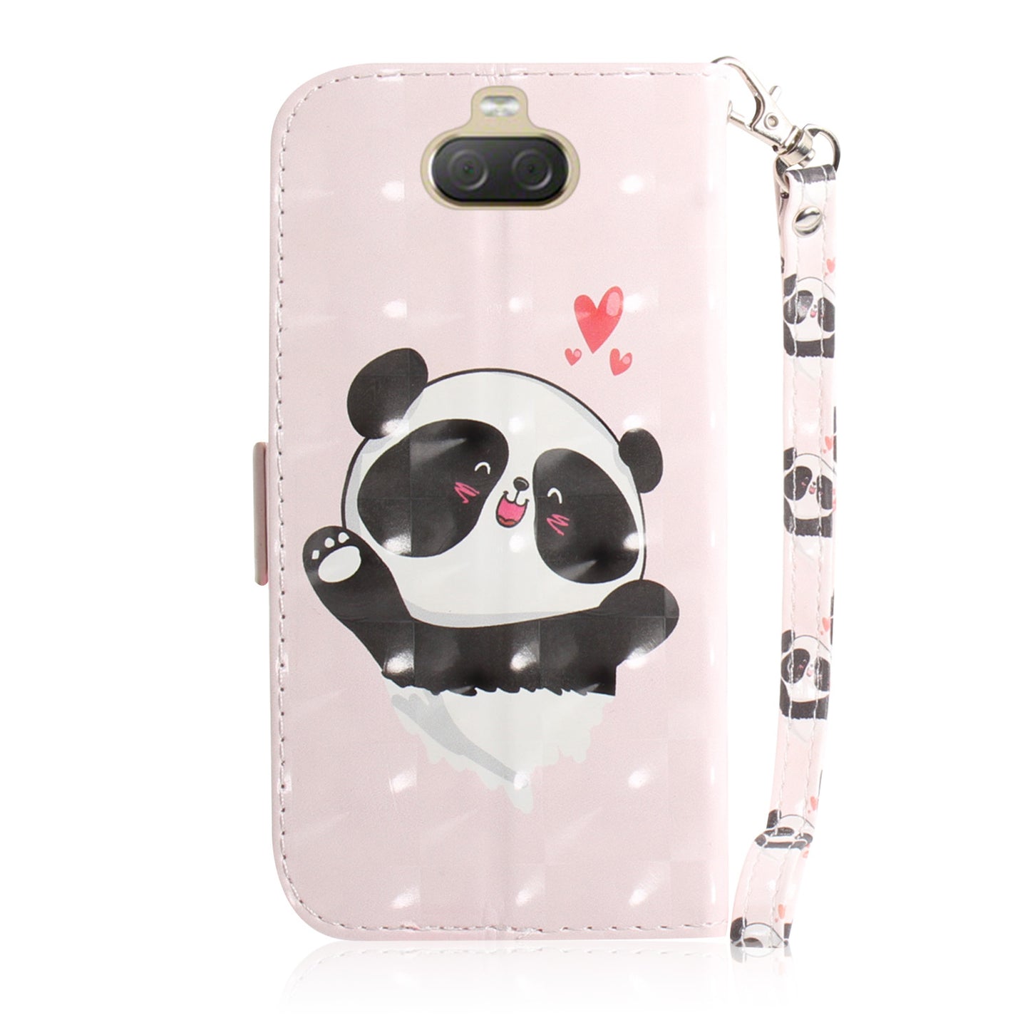 Light Spot Decor Pattern Printing PU Leather Stand Flip Cover for Sony Xperia 10 Plus