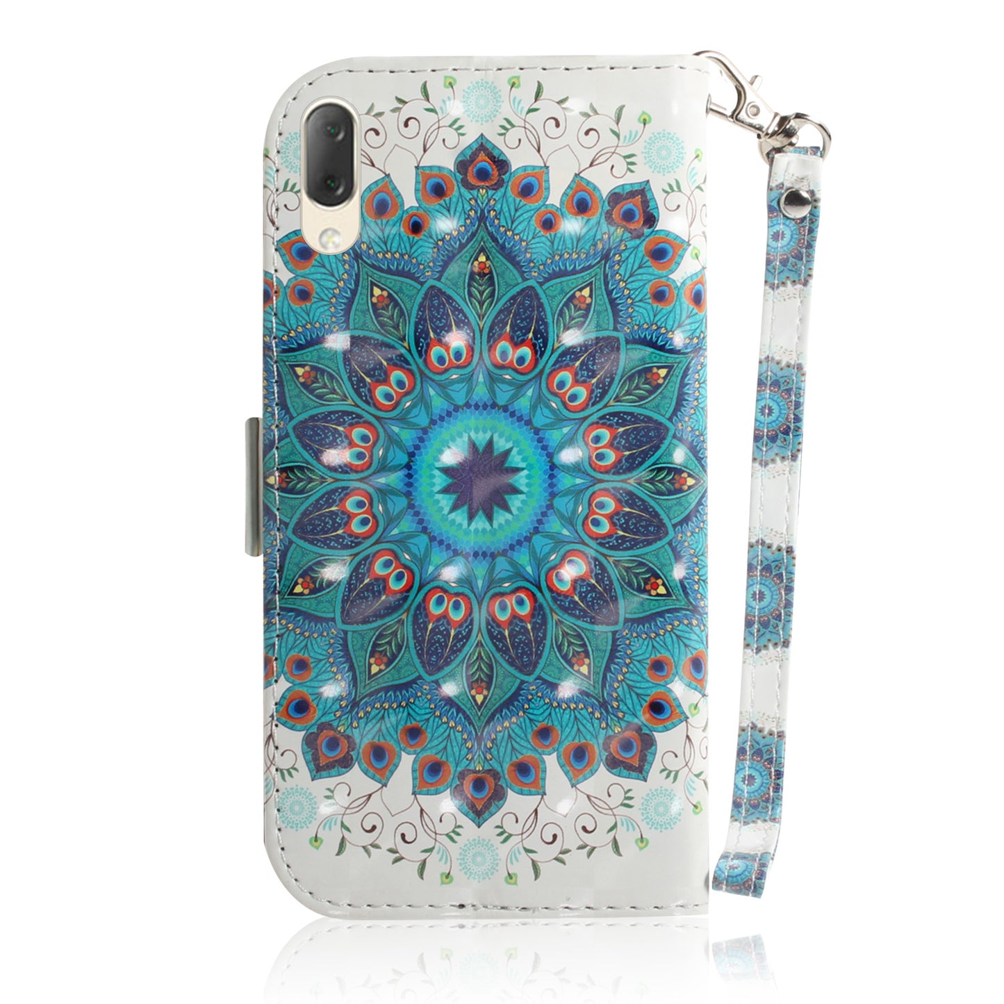 Pattern Printing / Light Spot Decor / Leather Wallet Case for Sony Xperia L3