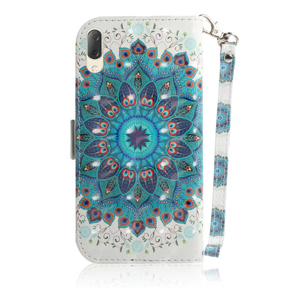 Pattern Printing / Light Spot Decor / Leather Wallet Case for Sony Xperia L3