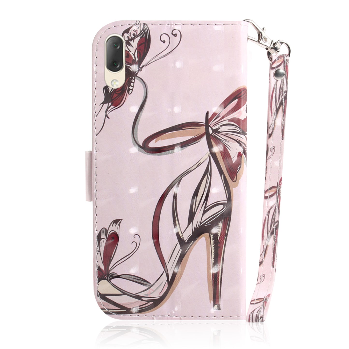 Pattern Printing / Light Spot Decor / Leather Wallet Case for Sony Xperia L3