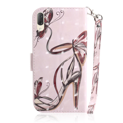 Pattern Printing / Light Spot Decor / Leather Wallet Case for Sony Xperia L3