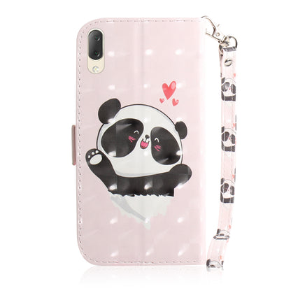 Pattern Printing / Light Spot Decor / Leather Wallet Case for Sony Xperia L3