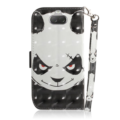 Pattern Printing PU Leather Wallet Cover with Stand for Sony Xperia 10