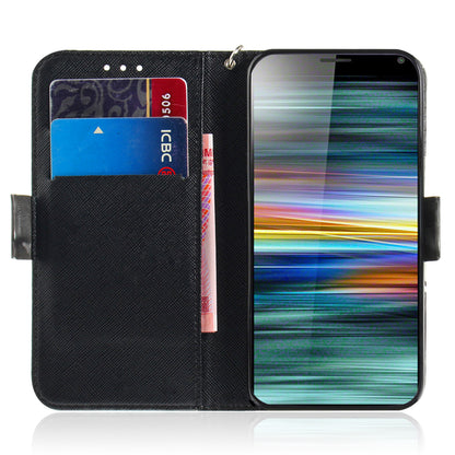 Pattern Printing PU Leather Wallet Cover with Stand for Sony Xperia 10