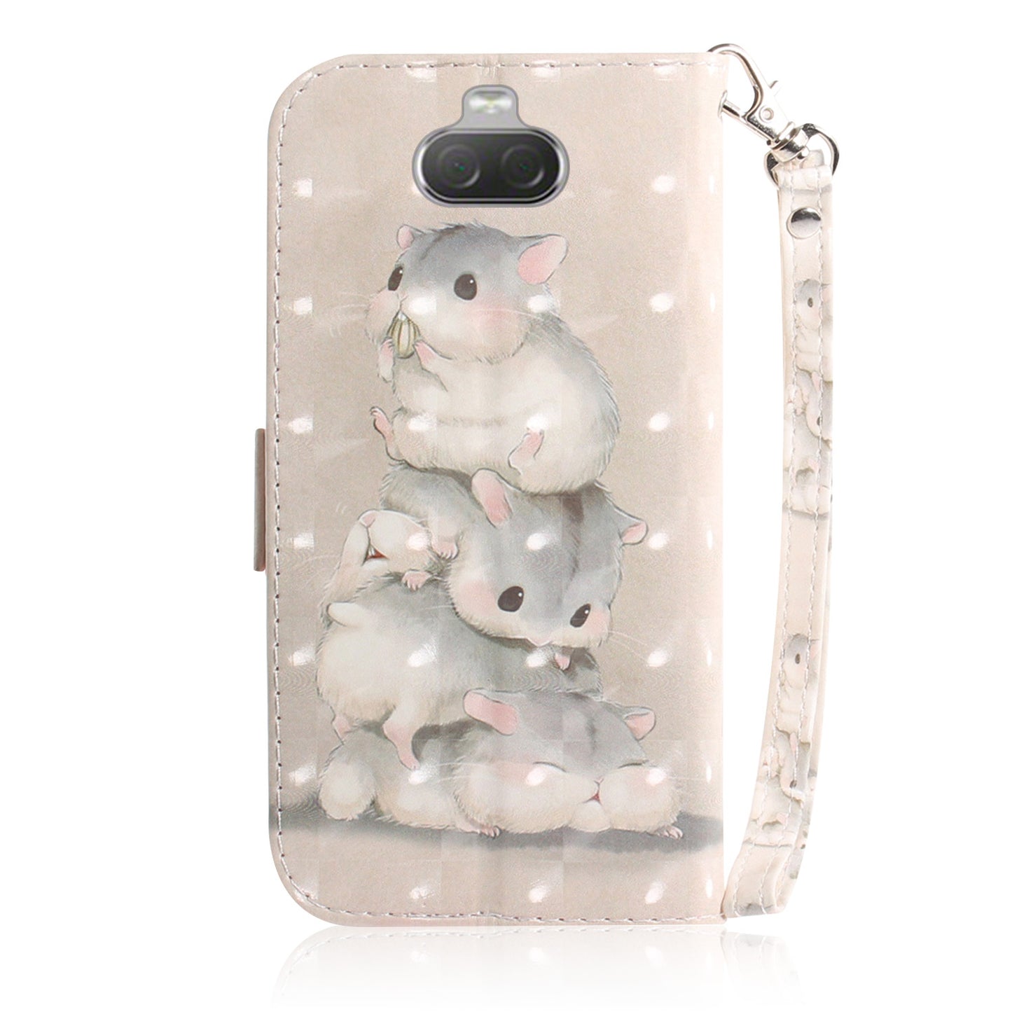 Pattern Printing PU Leather Wallet Cover with Stand for Sony Xperia 10