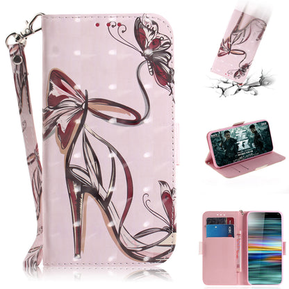 Pattern Printing PU Leather Wallet Cover with Stand for Sony Xperia 10