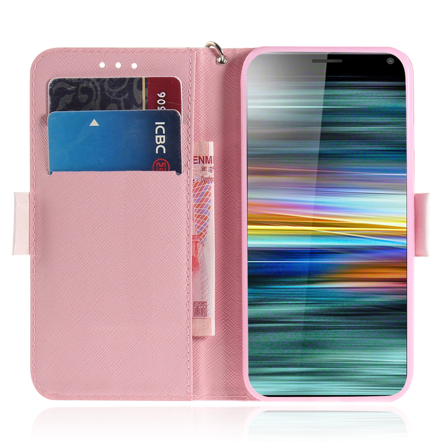 Pattern Printing PU Leather Wallet Cover with Stand for Sony Xperia 10