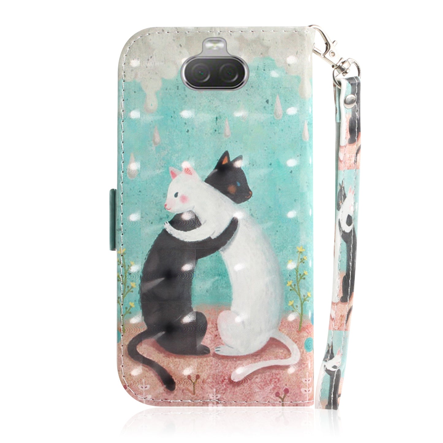 Pattern Printing PU Leather Wallet Cover with Stand for Sony Xperia 10