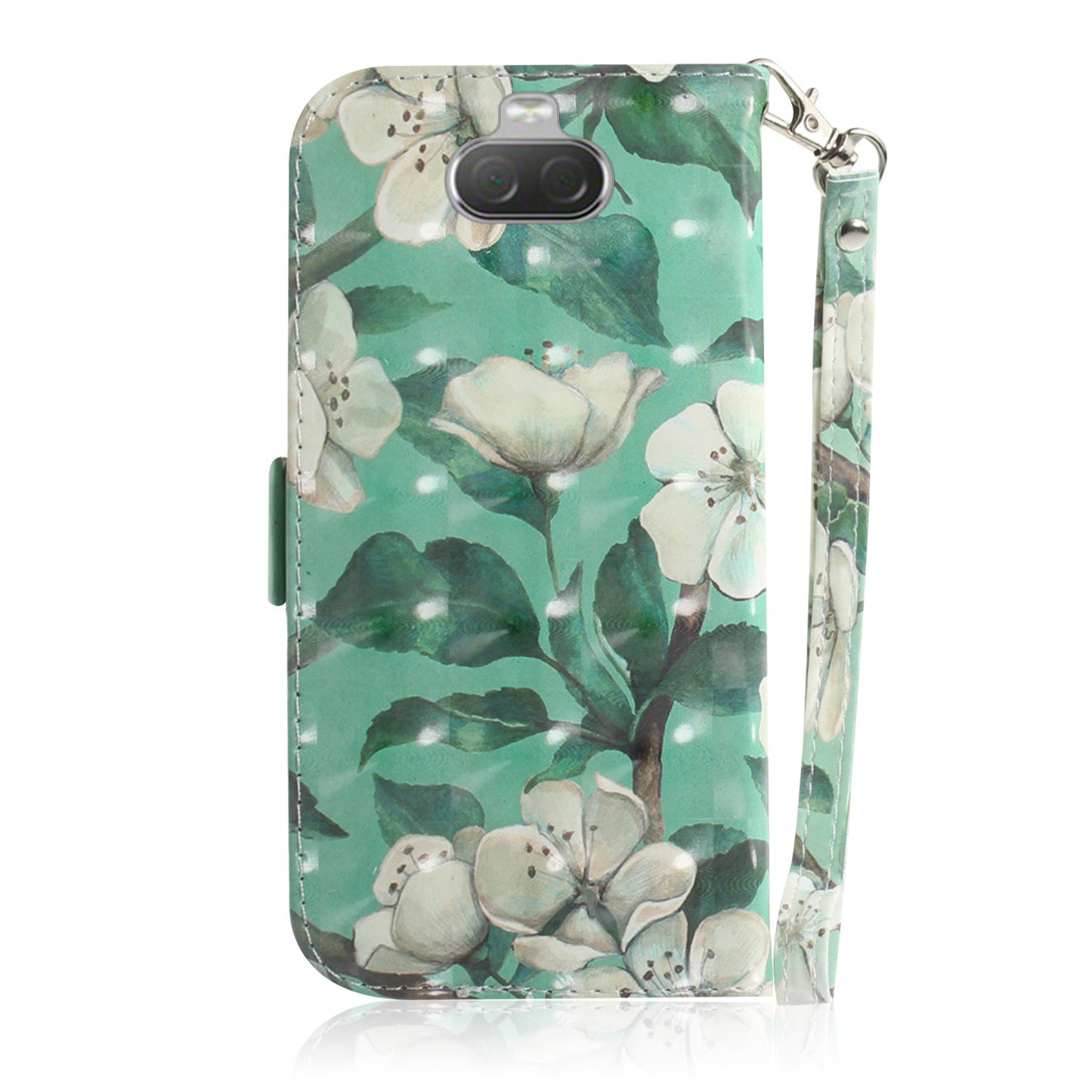 Pattern Printing PU Leather Wallet Cover with Stand for Sony Xperia 10