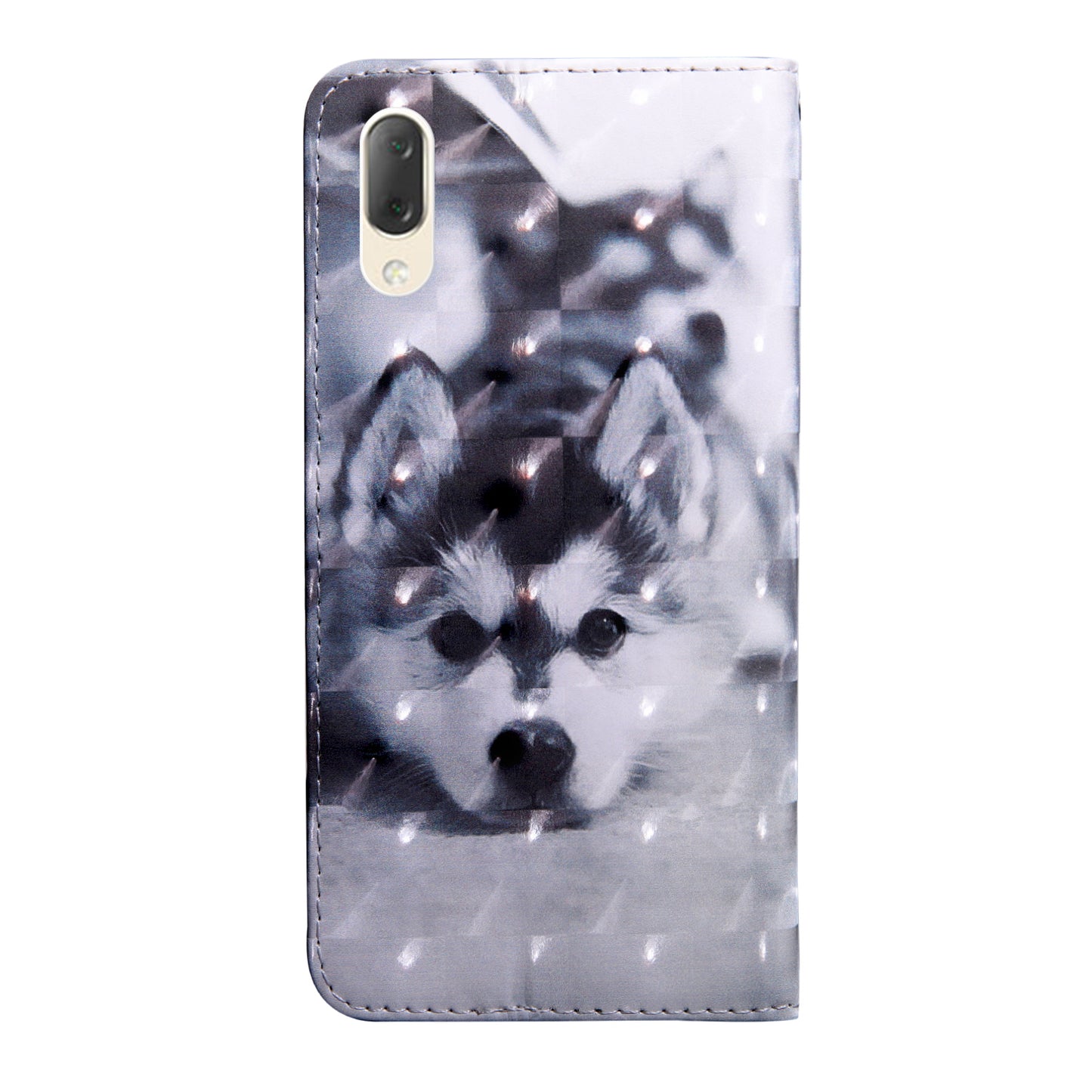 Light Spot Decor Patterned Wallet Leather Stand Case for Sony Xperia L3