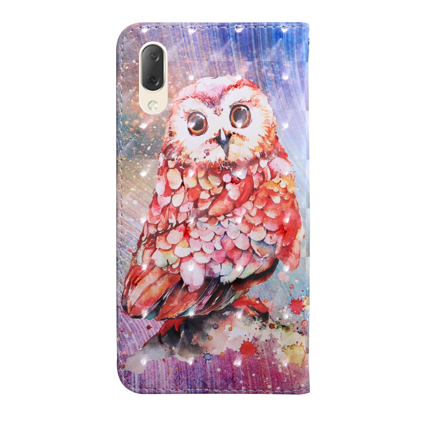 Light Spot Decor Patterned Wallet Leather Stand Case for Sony Xperia L3