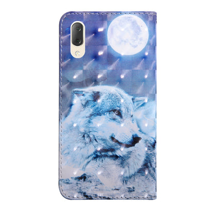 Light Spot Decor Patterned Wallet Leather Stand Case for Sony Xperia L3
