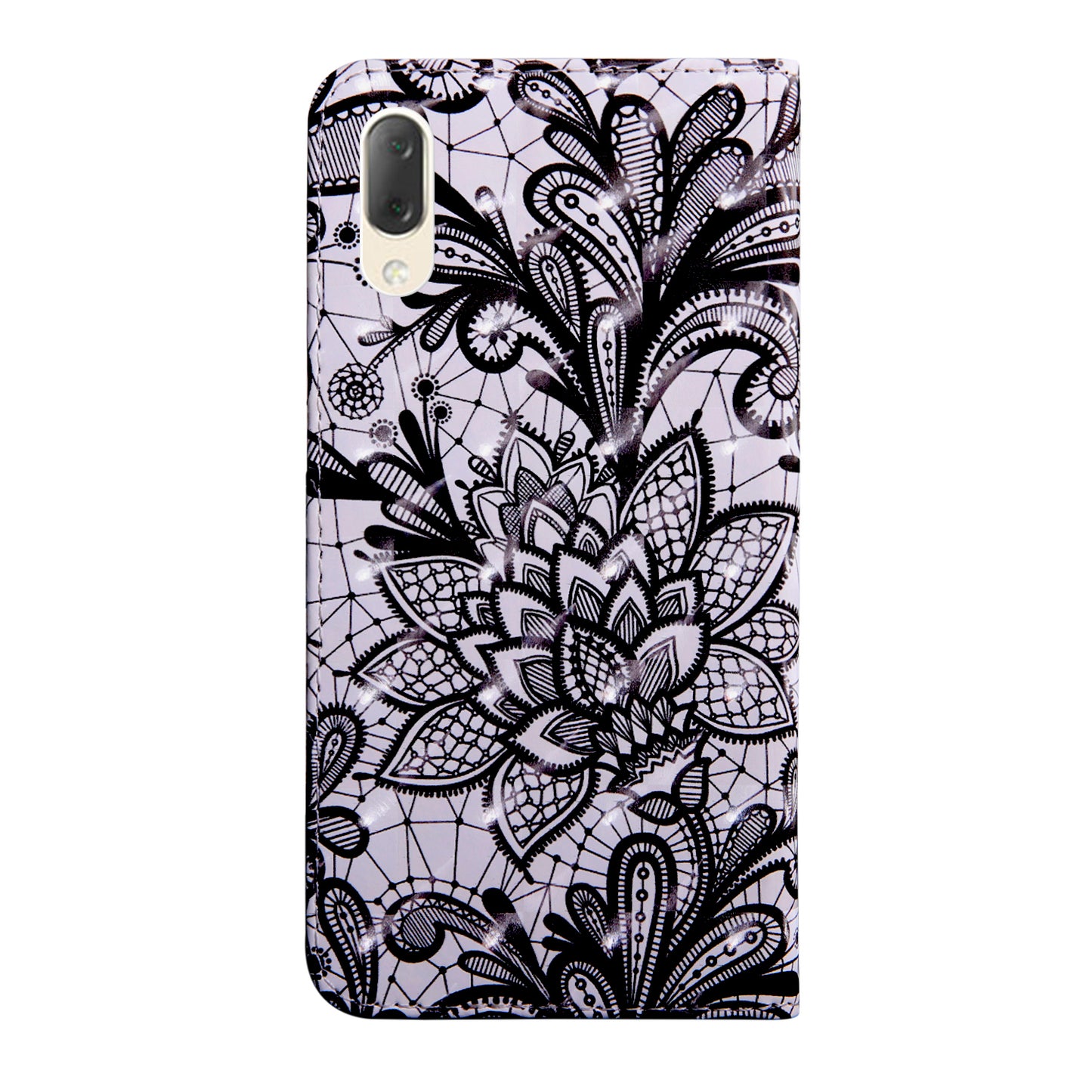 Light Spot Decor Patterned Wallet Leather Stand Case for Sony Xperia L3