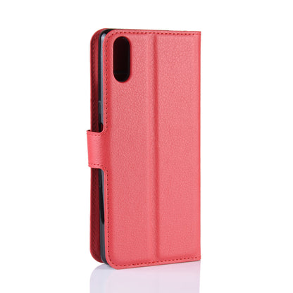 For Sony Xperia L3 Litchi Skin PU Leather Wallet Protection Case