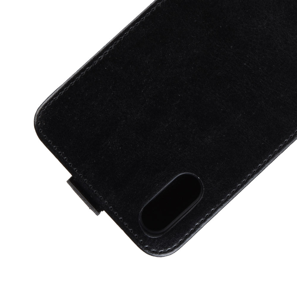 Crazy Horse Vertical Leather Card Holder Case for Sony Xperia L3