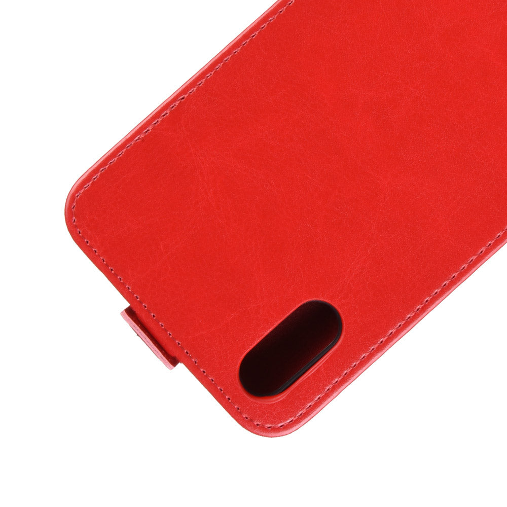 Crazy Horse Vertical Leather Card Holder Case for Sony Xperia L3