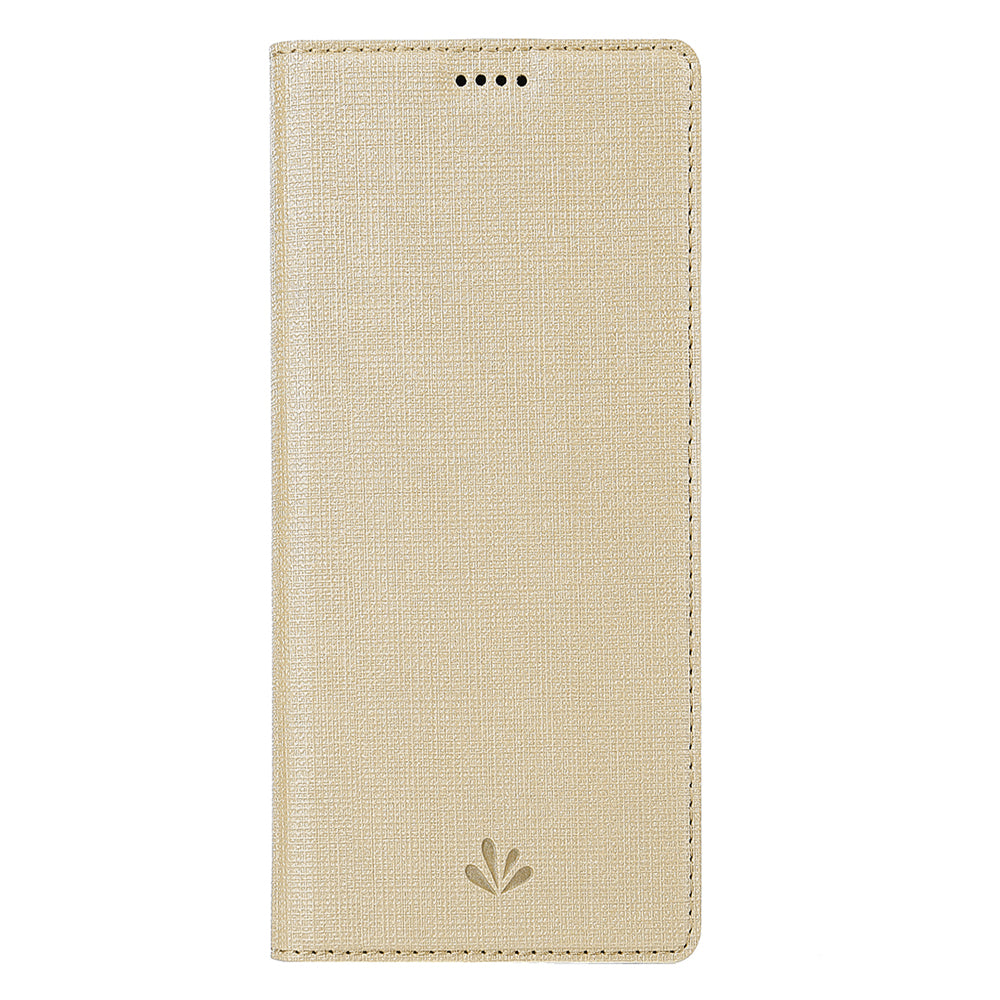 VILI DMX Cross Texture Stand Leather Phone Case for Sony Xperia 1
