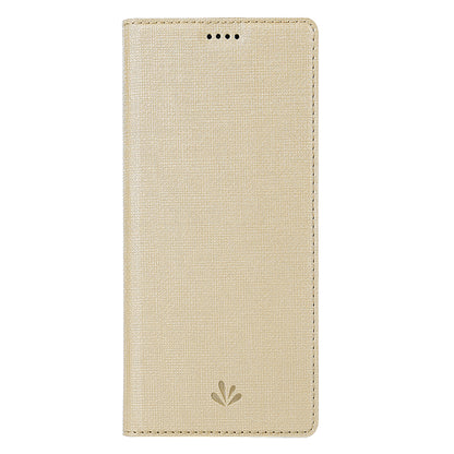 VILI DMX Cross Texture Stand Leather Phone Case for Sony Xperia 1