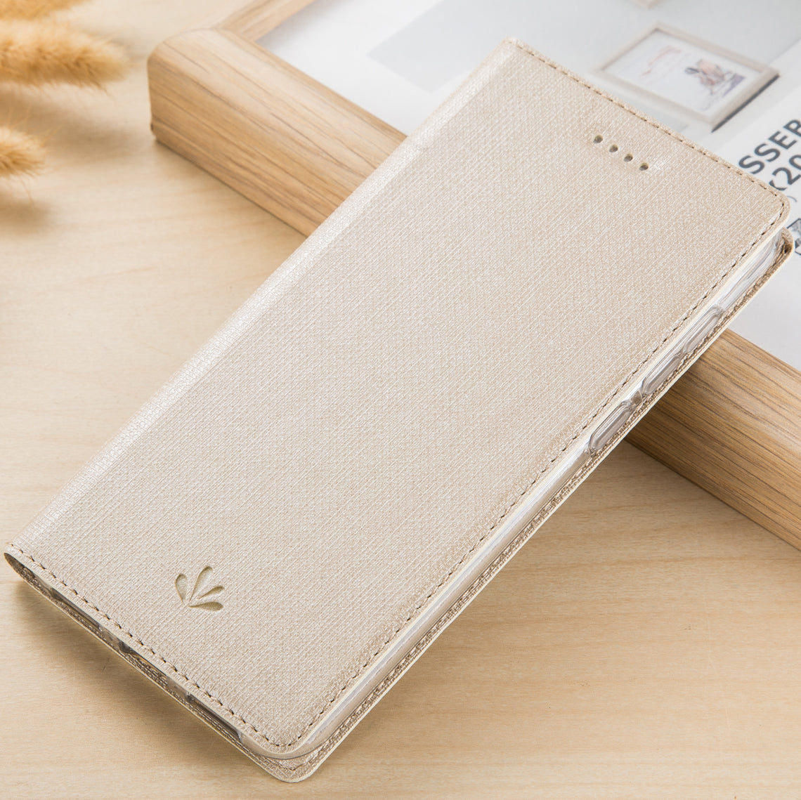 VILI DMX Cross Texture Stand Leather Phone Case for Sony Xperia 1