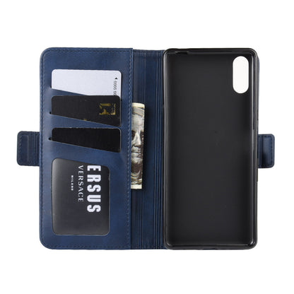 Magnet Adsorption PU Leather Wallet Phone Case for Sony Xperia L3