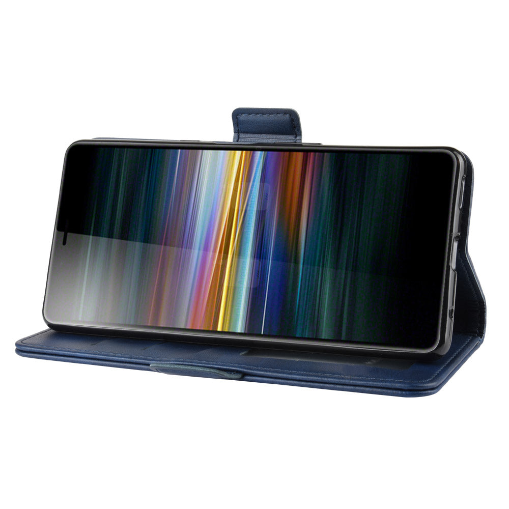 Magnet Adsorption PU Leather Wallet Phone Case for Sony Xperia L3