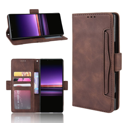 Wallet Stand Leather Protective Phone Case for Sony Xperia 1