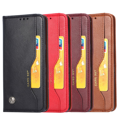PU Leather Auto-absorbed Cell Phone Casing Shell for Sony Xperia 5