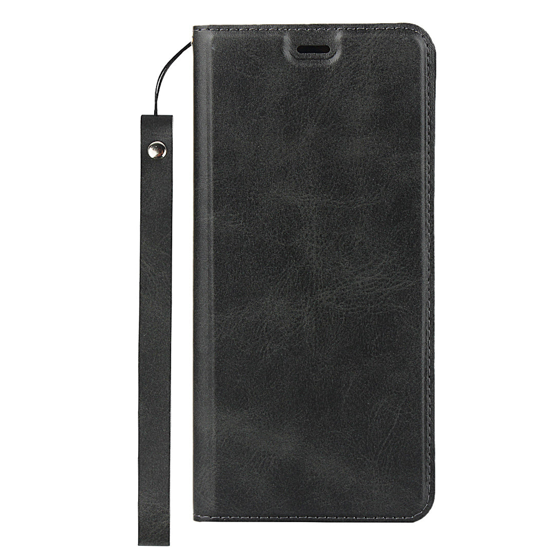 TPU+PU Leather Casing with Lanyard for Sony Xperia XZ3