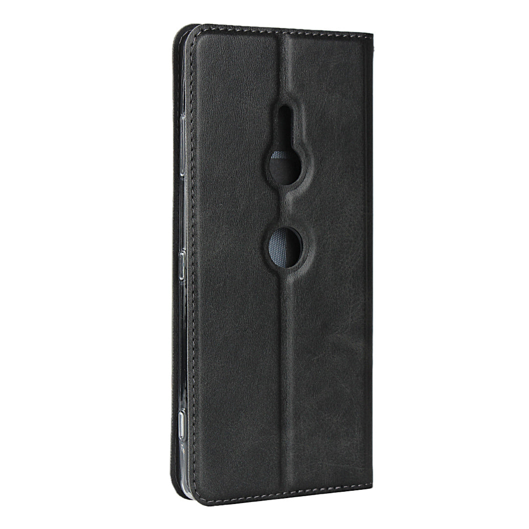 TPU+PU Leather Casing with Lanyard for Sony Xperia XZ3