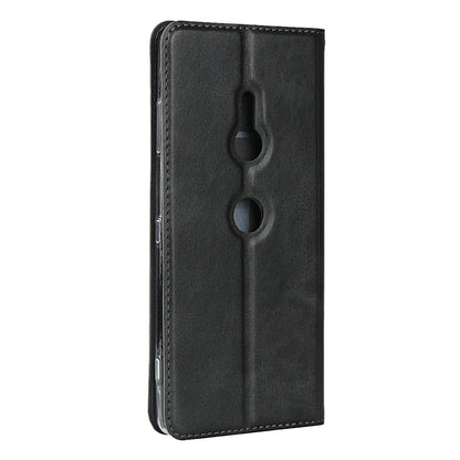 TPU+PU Leather Casing with Lanyard for Sony Xperia XZ3