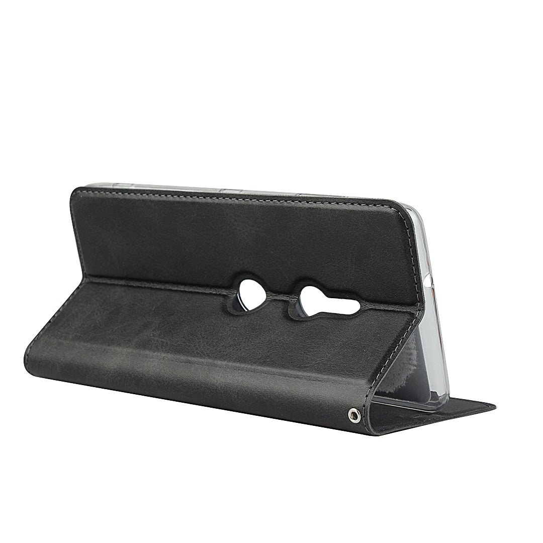 TPU+PU Leather Casing with Lanyard for Sony Xperia XZ3