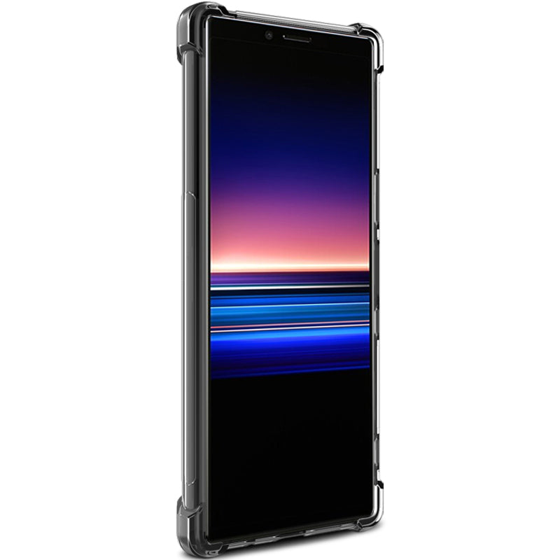 IMAK Silky Anti-drop TPU Soft Case + Explosion-proof Screen Film for Sony Xperia 5