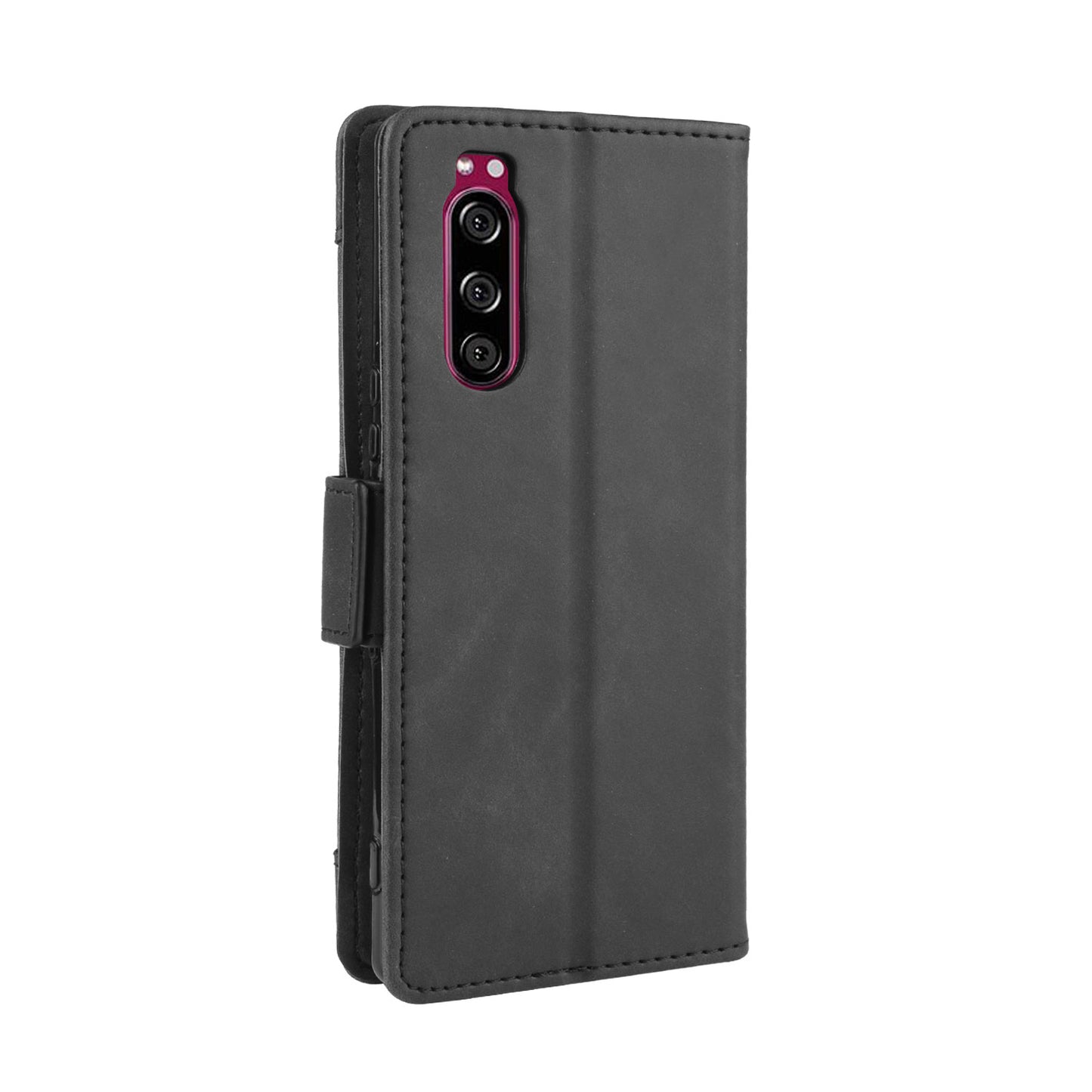 Wallet Stand Leather Protective Phone Case for Sony Xperia 5