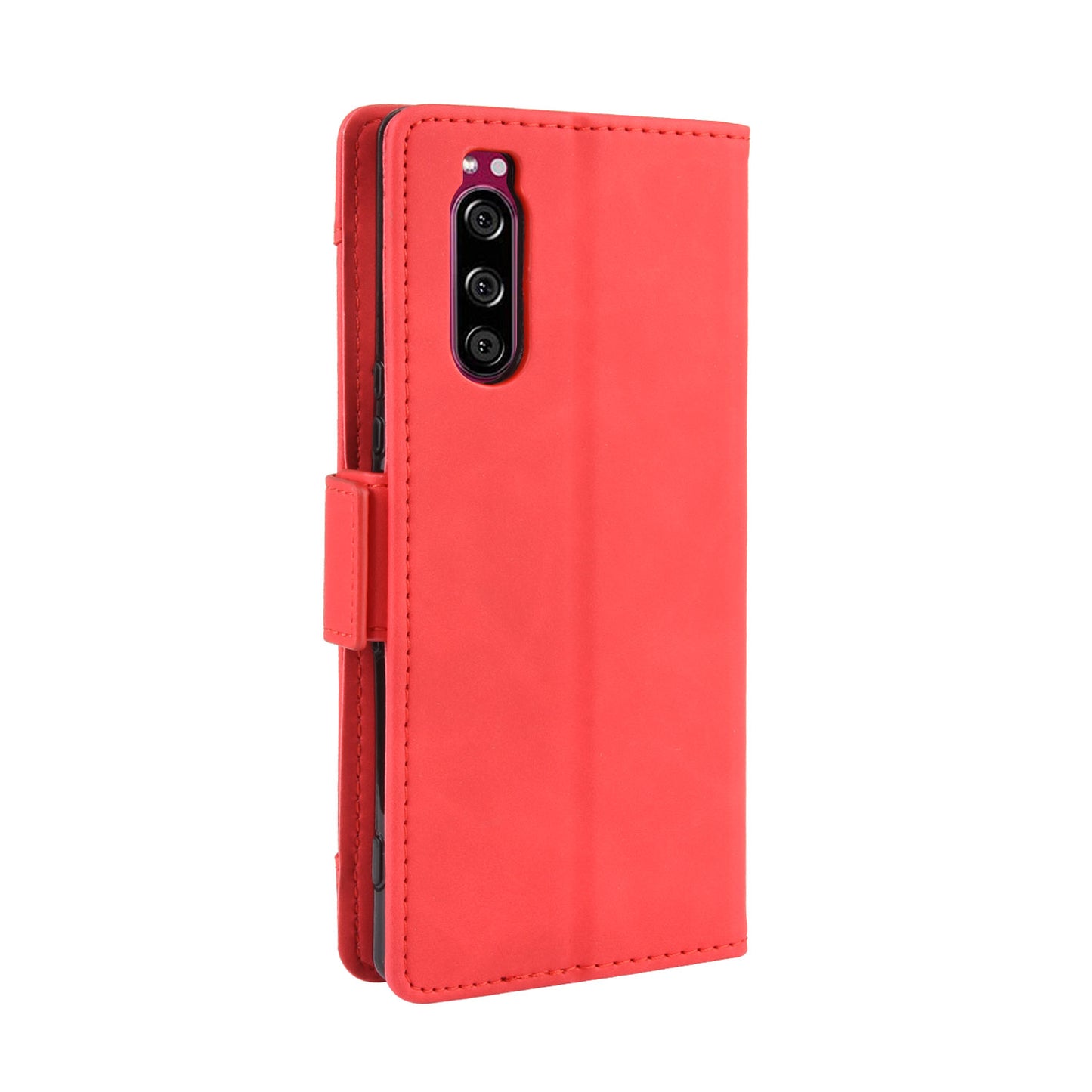 Wallet Stand Leather Protective Phone Case for Sony Xperia 5