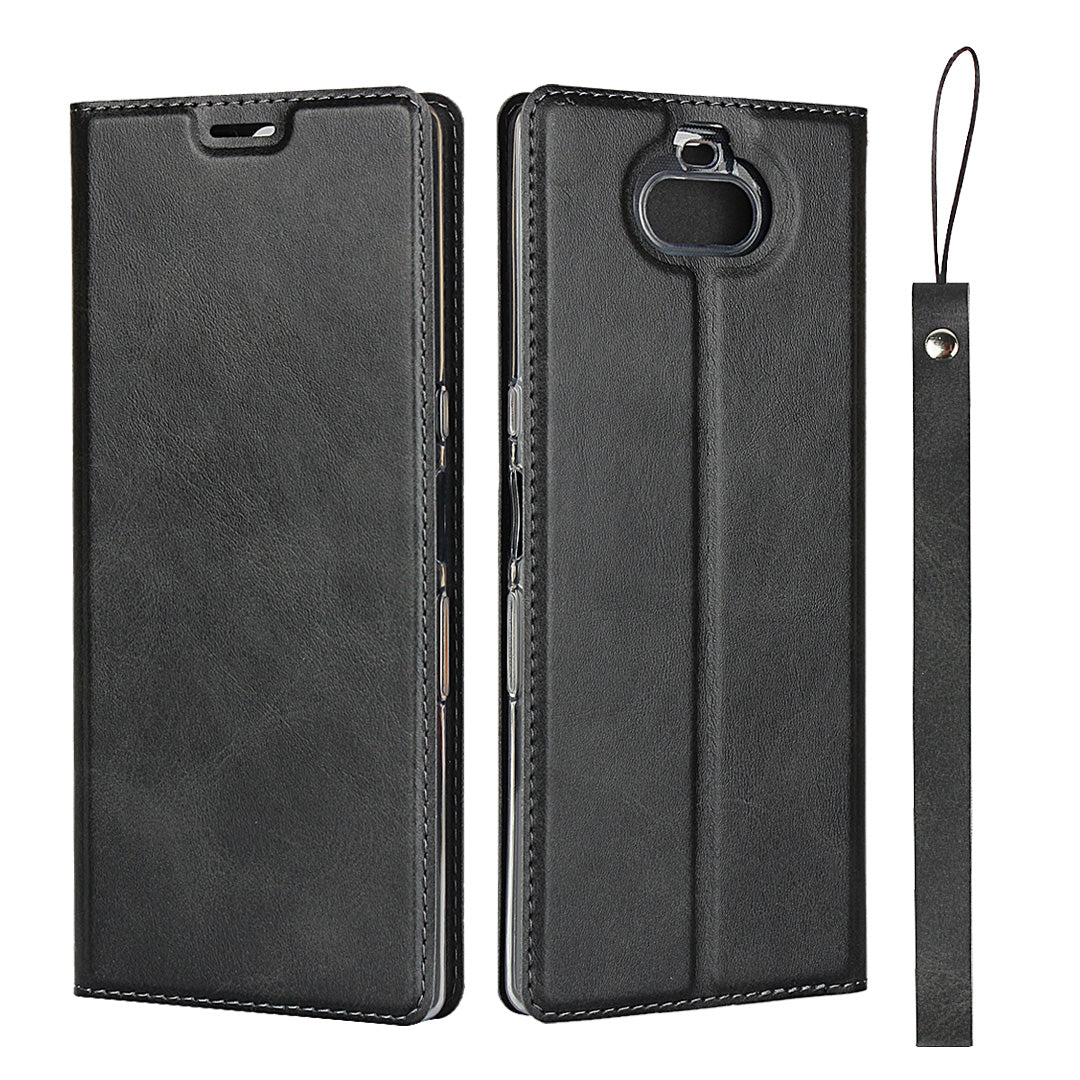 Leather Card Holder Case with Stand for Sony Xperia 10 Plus