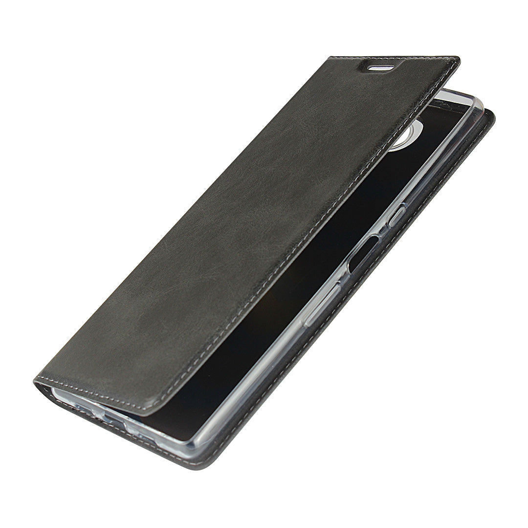 Leather Card Holder Case with Stand for Sony Xperia 10 Plus