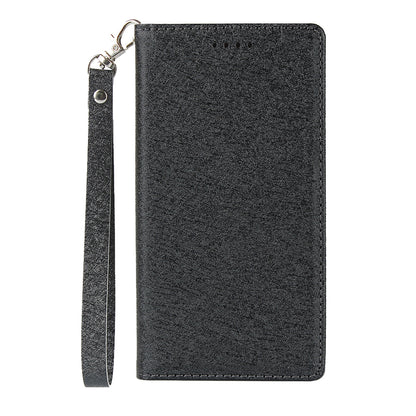 Silk Texture Leather Wallet Stand Phone Case Cover for Sony Xperia XZ2