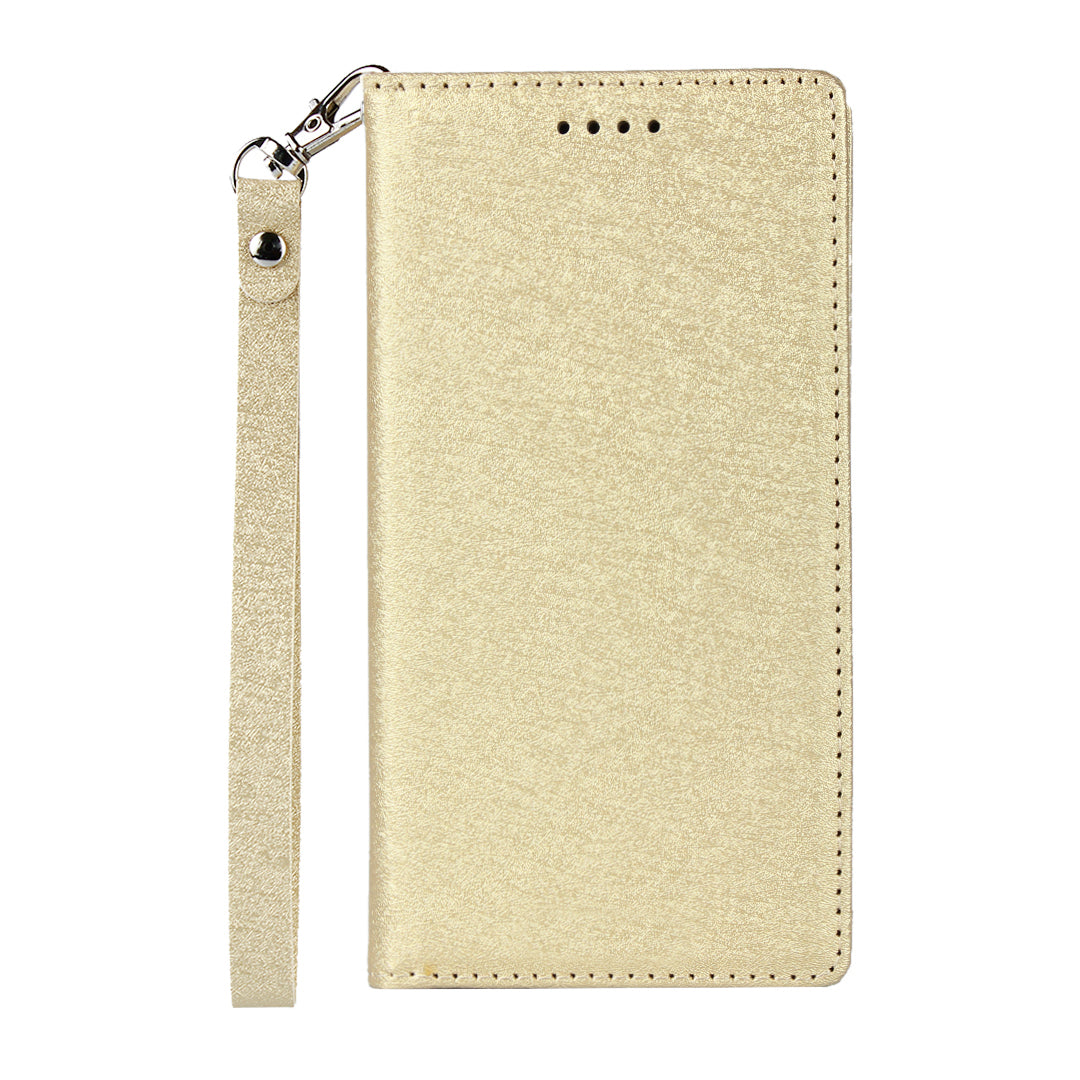 Silk Texture Leather Wallet Stand Phone Case Cover for Sony Xperia XZ2