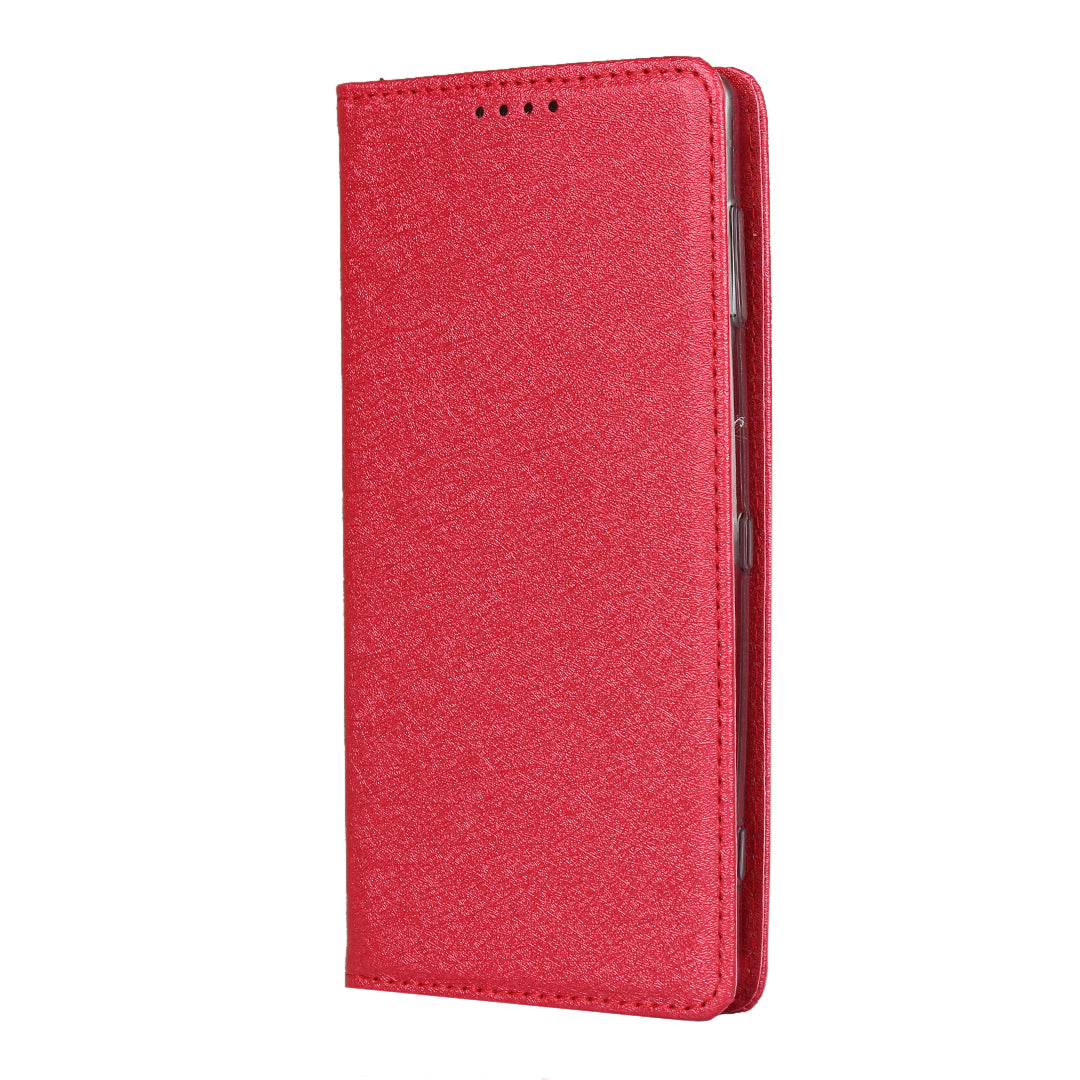Silk Texture Leather Wallet Stand Phone Case Cover for Sony Xperia XZ2