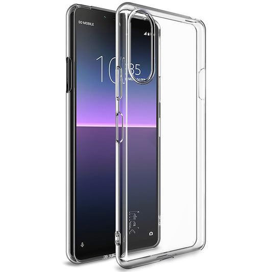 IMAK UX-5 Series Crystal Clear TPU Soft Phone Case Cover Anti-Drop Cell Phone Accessory for Sony Xperia 10 II