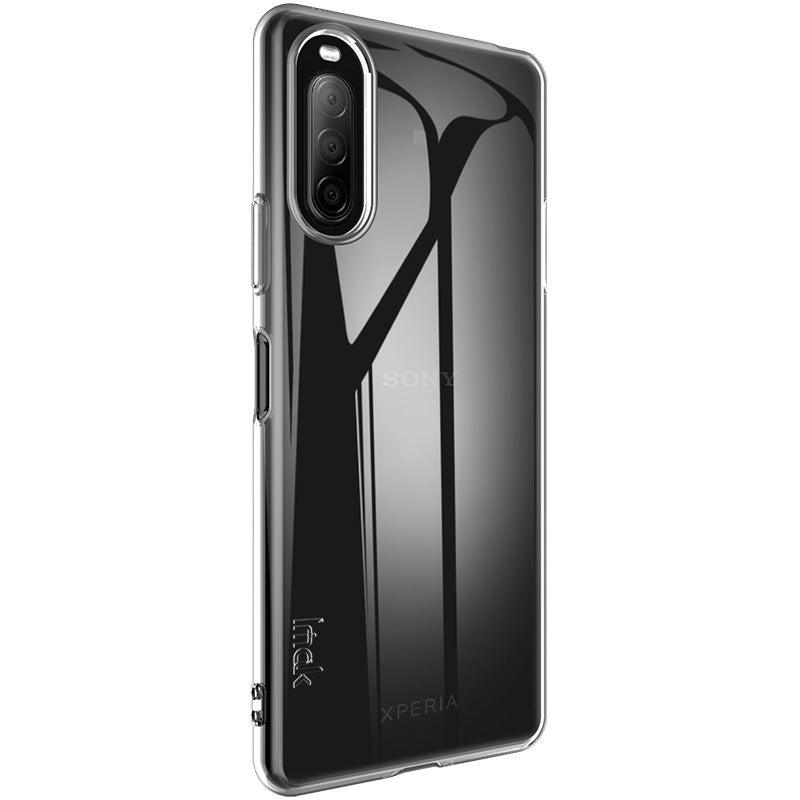 IMAK UX-5 Series Crystal Clear TPU Soft Phone Case Cover Anti-Drop Cell Phone Accessory for Sony Xperia 10 II