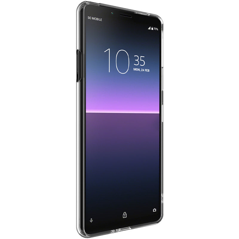 IMAK UX-5 Series Crystal Clear TPU Soft Phone Case Cover Anti-Drop Cell Phone Accessory for Sony Xperia 10 II
