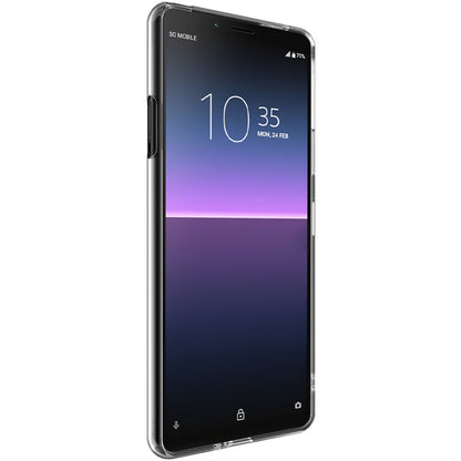 IMAK UX-5 Series Crystal Clear TPU Soft Phone Case Cover Anti-Drop Cell Phone Accessory for Sony Xperia 10 II