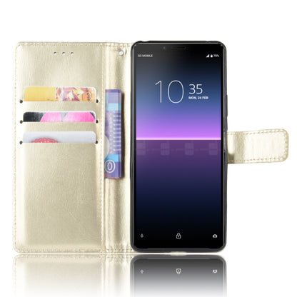 Crazy Horse Flip Leather Protective Cover with Wallet for Sony Xperia 10 II