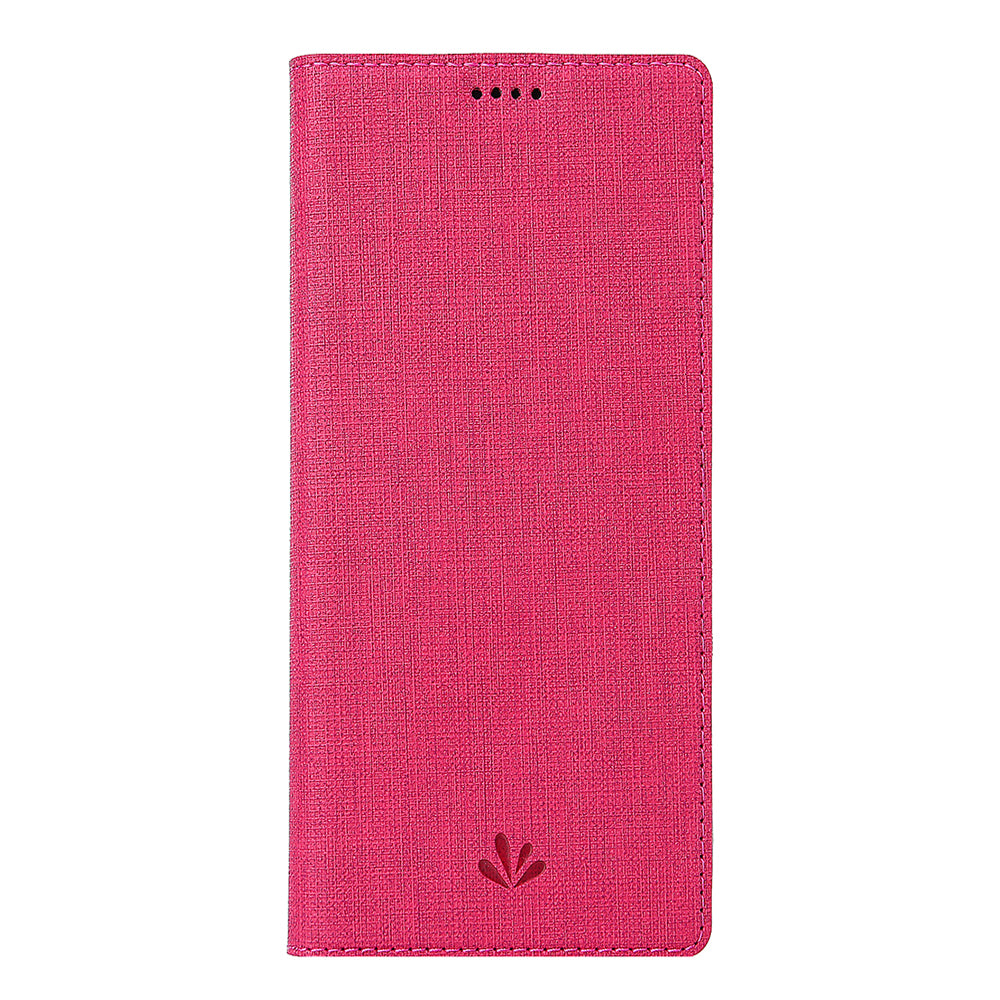 VILI DMX Cross Texture Card Holder Leather Stand Shell for Sony Xperia 1 II