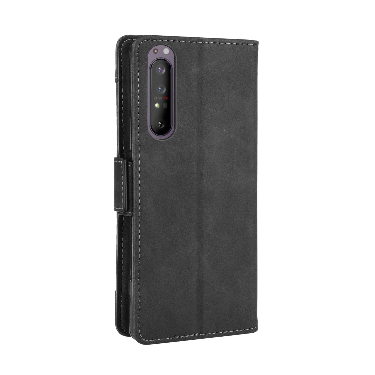 Leather Shell with Multiple Card Slots for Sony Xperia 1 II