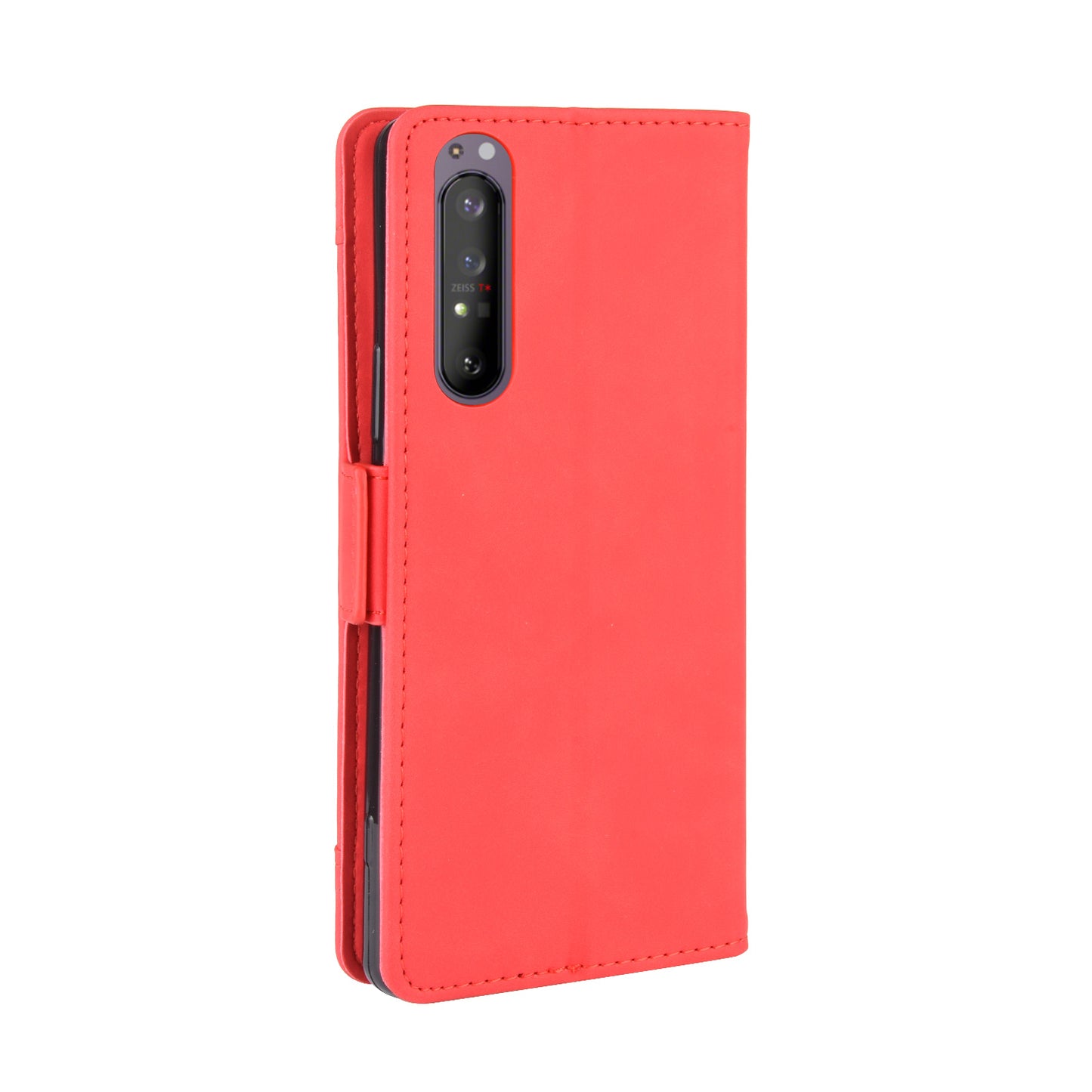 Leather Shell with Multiple Card Slots for Sony Xperia 1 II